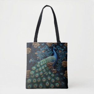 Peacock Toter Tygkasse