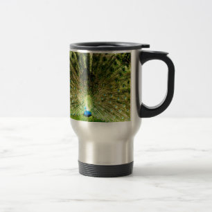Peacock Visning Färg Resemugg