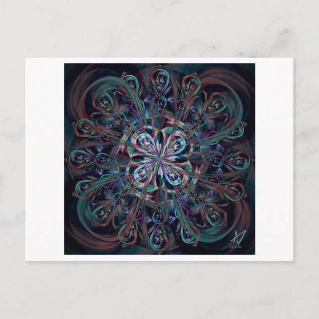 Peacock Vykort (Framsida)