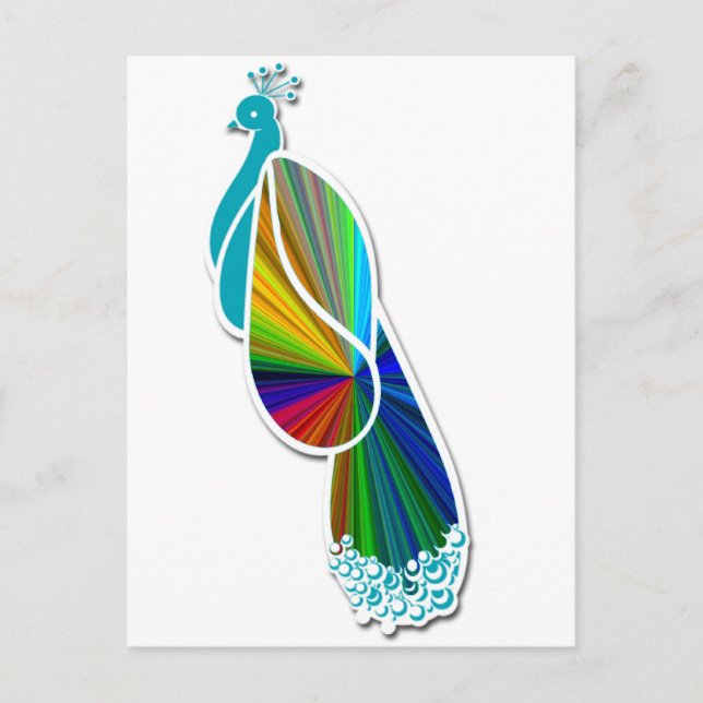 Peacock Vykort (Framsida)