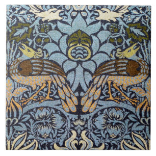 Peacock, William Morris Kakelplatta