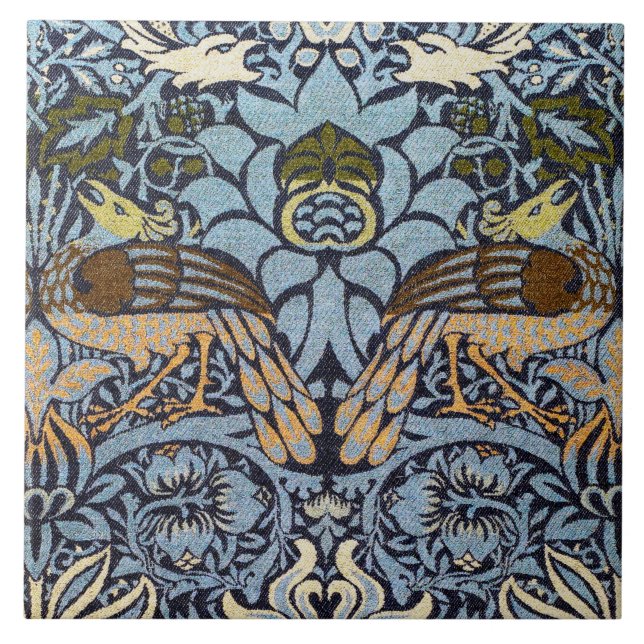 Peacock, William Morris Kakelplatta (Framsidan)