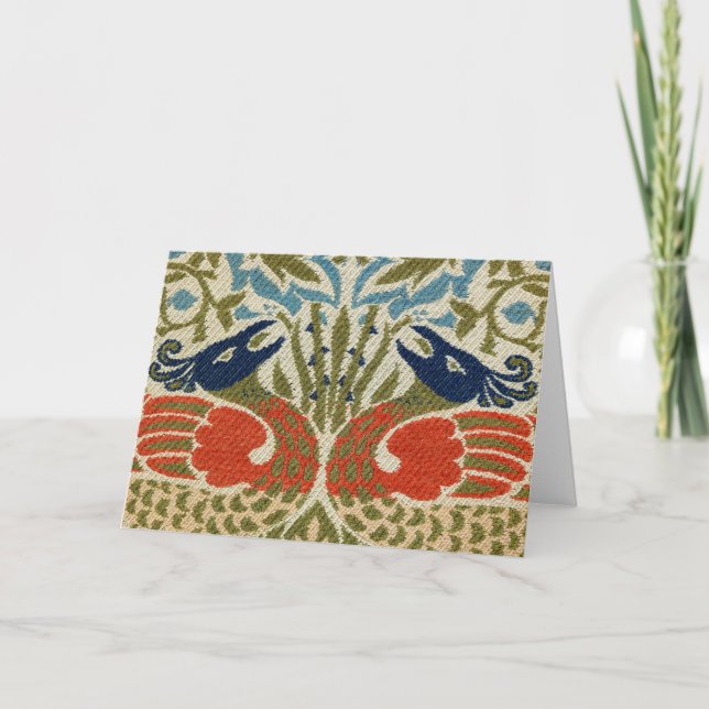 Peacock, William Morris Kort (Framsida)