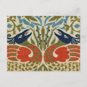 Peacock, William Morris Vykort