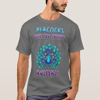 Peacocks är mina andliga djur t shirt