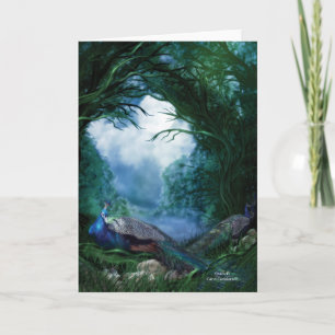 Peacocks ArtCard Kort