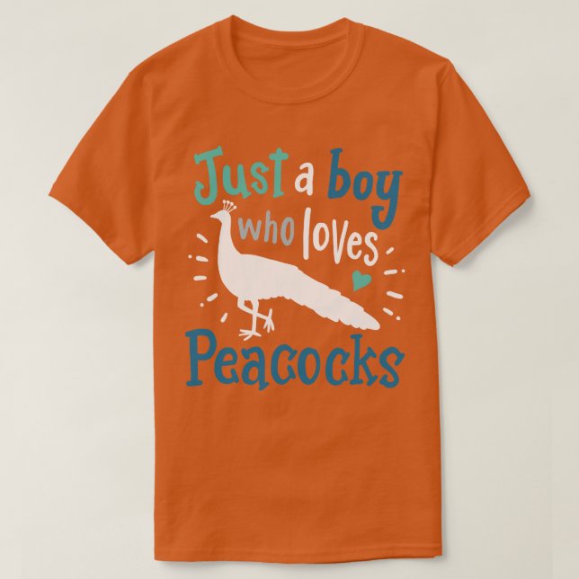Peacocks Birds Peafowl Peacock Älskare T Shirt (Design framsida)