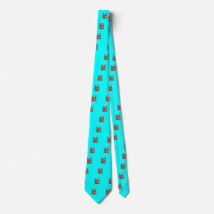 PEACOCKS I KÄRLEK Red Teal Blue Turcos Grönt Slips