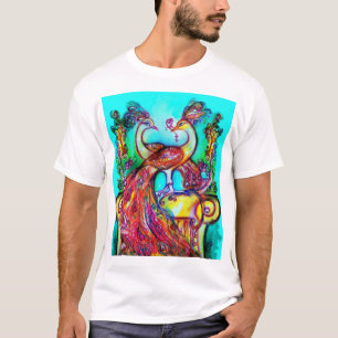 PEACOCKS IN KÄRLEK MONOGRAM Red blue turquase grön Tröja