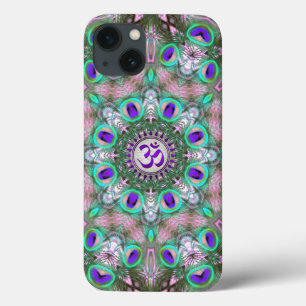 Peacolia Lila Om Symbol iPad-fall