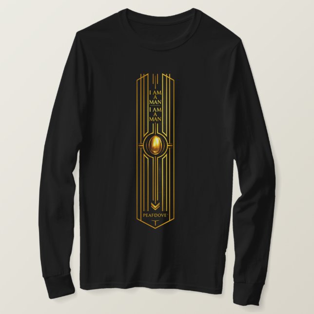 PEAFDOVE® GOLDEN EGG LONGSHIRT— MAIN CHARACTER BIG T SHIRT (Design framsida)