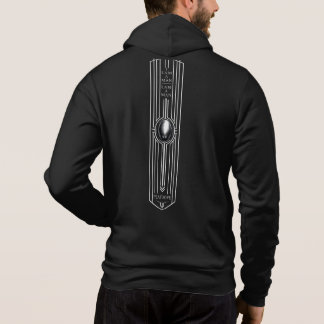 PEAFDOVE® SILVER EGG ZIP HOODIE — I AM A MAN T SHIRT