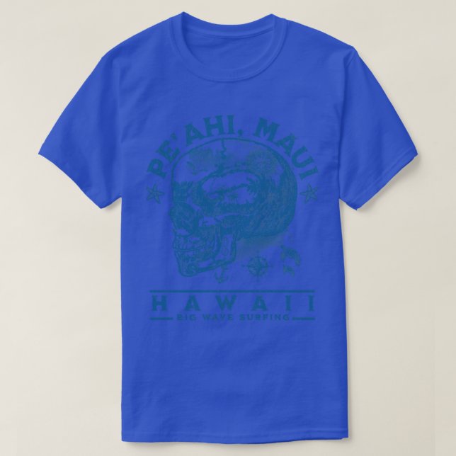 Peahi Jaws Maui Hawaii Big Wave Surfing Surfa Vink T Shirt (Design framsida)