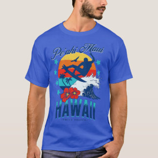 Peahi Jaws Maui Hawaii Big Wave Surfing Surfa Vink T Shirt