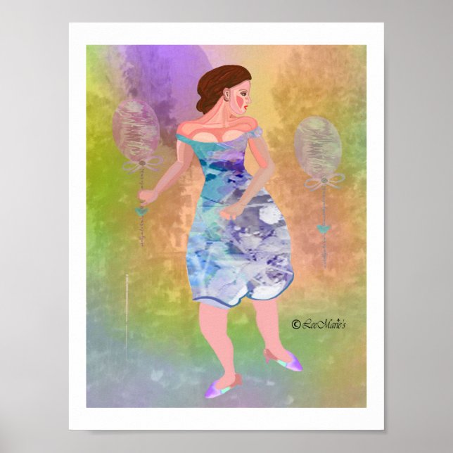Peak Behind LeeMarie's Kreativ Design Poster (Framsidan)