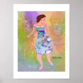 Peak Behind LeeMarie's kreativ design Poster