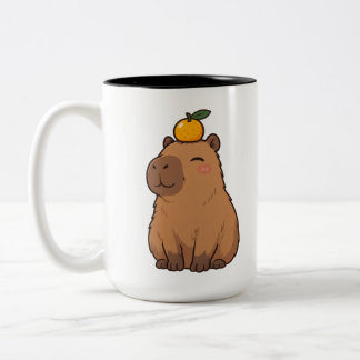 Peak Capybara Energimugg – Rolig söt Capybara Två-Tonad Mugg
