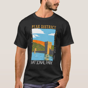 Peak District National Park England Distress T Shirt