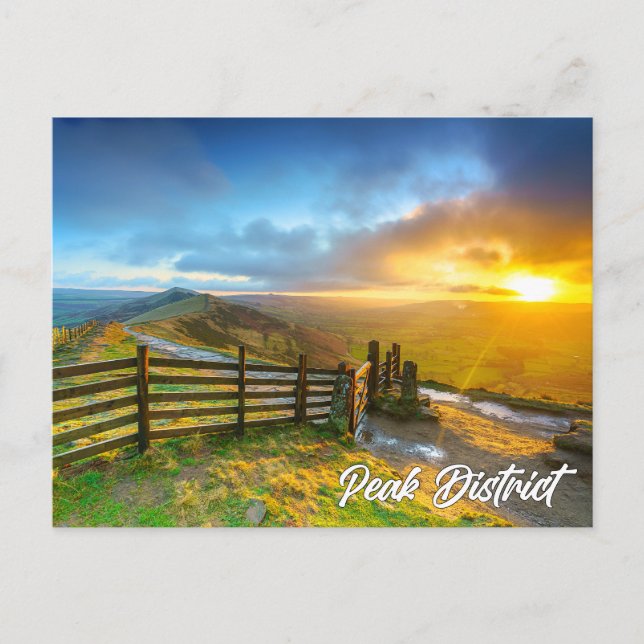 Peak District National Park, England, Storbritanni Vykort (Framsida)