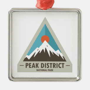 Peak District nationalpark Julgransprydnad Metall
