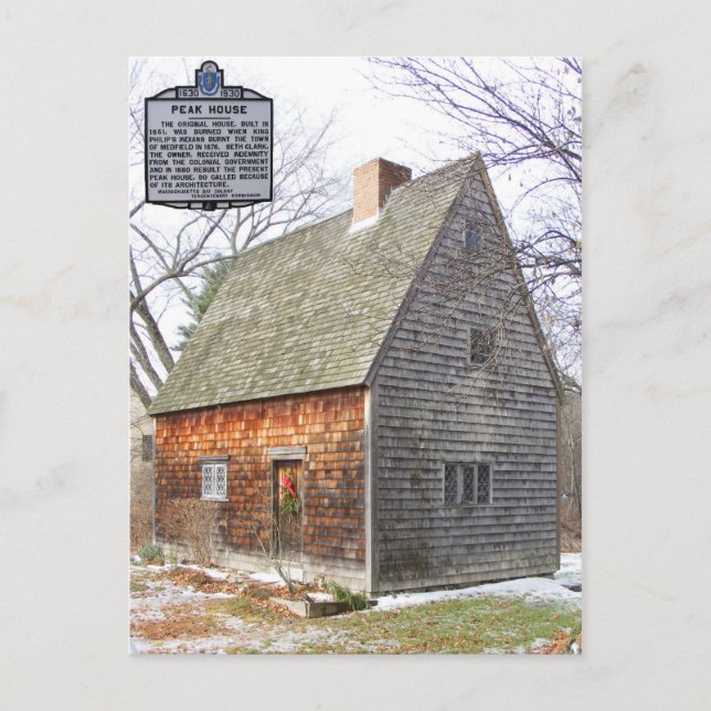 Peak House ~ vycard Vykort (Framsida)