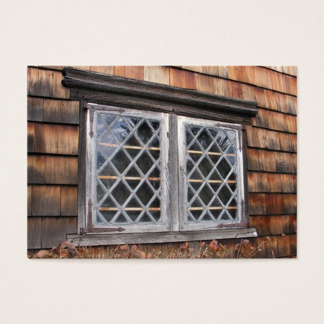 Peak House Window ~ ATC Visitkort (Framsidan)