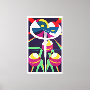 Peak Kasso - Ken Gage Surreal Art Canvastryck