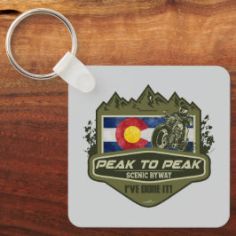 Peak to Peak Scenic Byway Motorcykel 01 Nyckelring