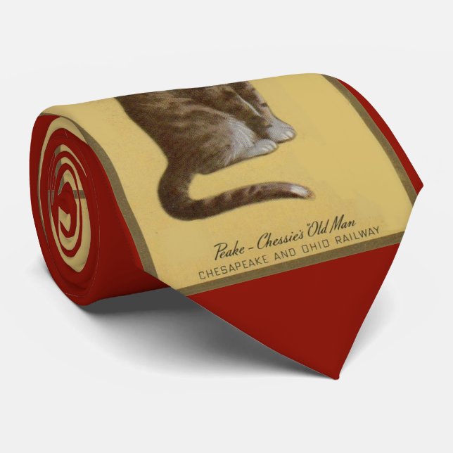 Peake, Chessies gamle tomcat tabby katt Slips (Rullad)