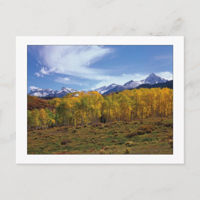 "Peaks-in-View" Vykort (Framsida)