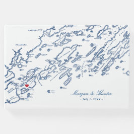 Peaks Island Maine Casco Bay Bröllop Gästböcker