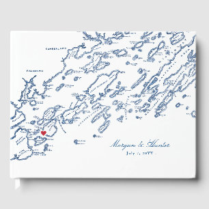 Peaks Island Maine Casco Bay Bröllop Gästböcker