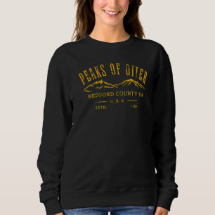Peaks på Otter Bedford County Virginia Distres T Shirt