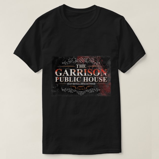 Peaky Blinders - Garrison T Shirt (Design framsida)