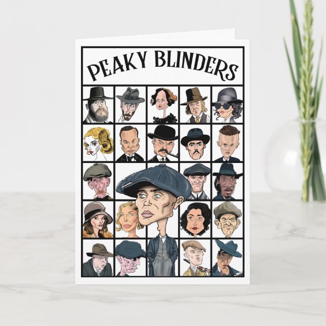 Peaky Blinders Greeting Card Tack Kort (Framsida)