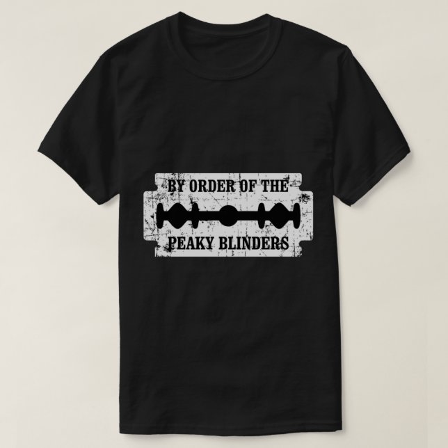 Peaky Blinders logotyp Sticker T Shirt (Design framsida)