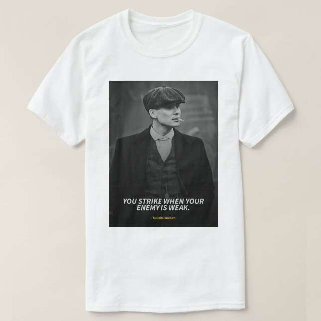 Peaky blinders quotes T-Shirt (Design framsida)