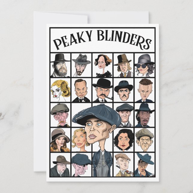 Peaky Blinders Tack Kort (Framsida)