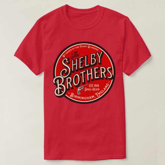 Peaky Blinders The Shelby Brothers 1919 T Shirt (Design framsida)