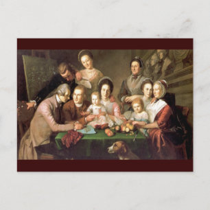 Peale-familjen, av Charles Willson Peale Vykort