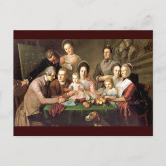 Peale-familjen, av Charles Willson Peale Vykort
