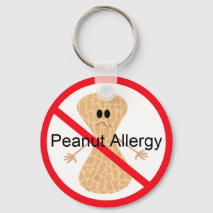 Peanut Allergy Keychain Nyckelring