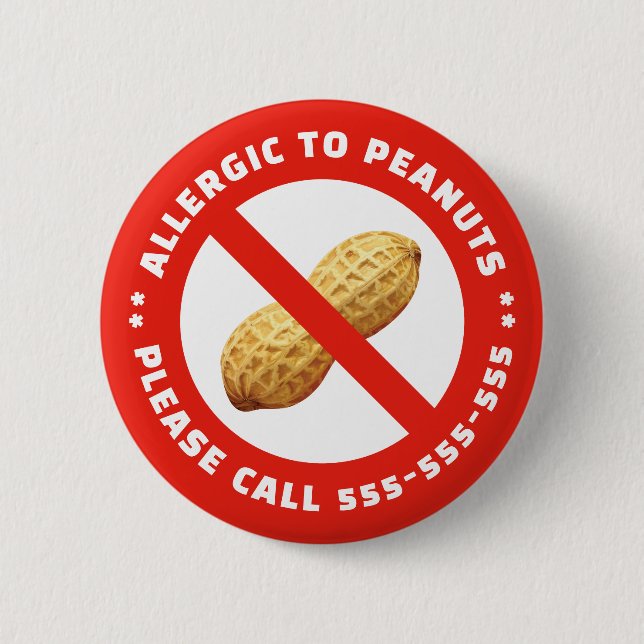 Peanut allergy  knapp (Framsida)