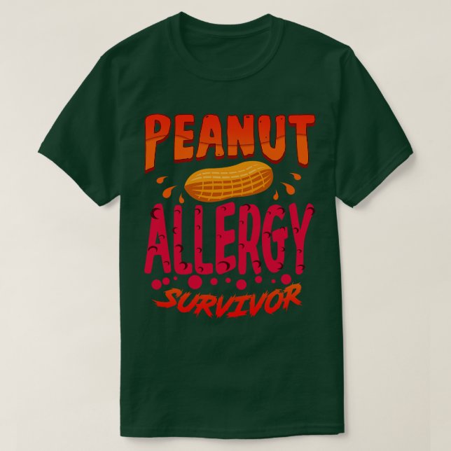 Peanut Allergy Survivor 1 T Shirt (Design framsida)