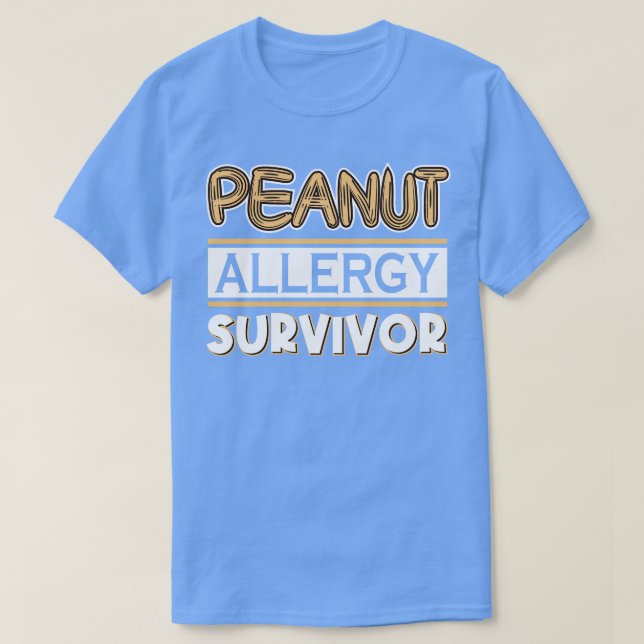 Peanut Allergy Survivor T Shirt (Design framsida)