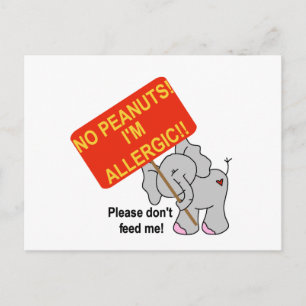 Peanut Allergy Vykort