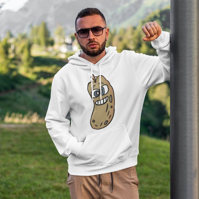 Peanut Ansikte Nutty Humor Hoodie (Skapare uppladdad)