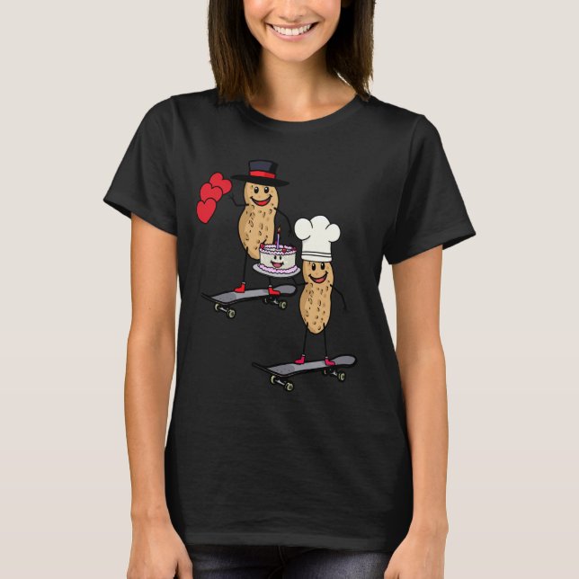 Peanut Birthday Greetings Grattisar Peanuts T Shirt (Framsida)