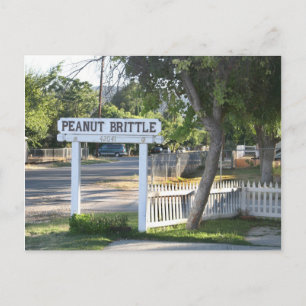 Peanut Brittle Sign in Murrieta, CA Vykort