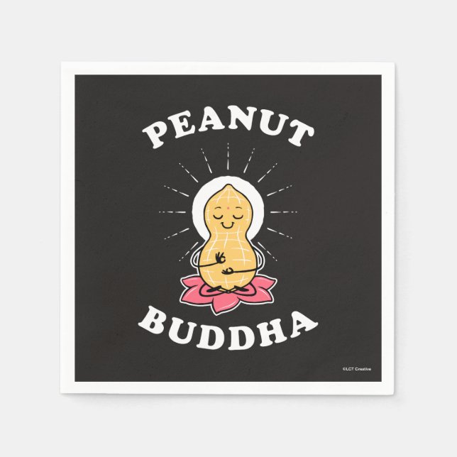 Peanut Buddha Pappersservett (Framsidan)
